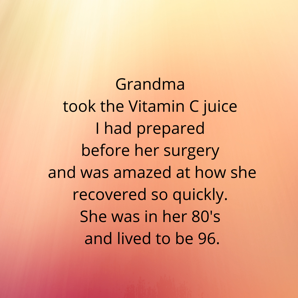 Grandma and Vitamin C