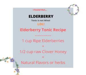 My Elderberry Tonic Recipe